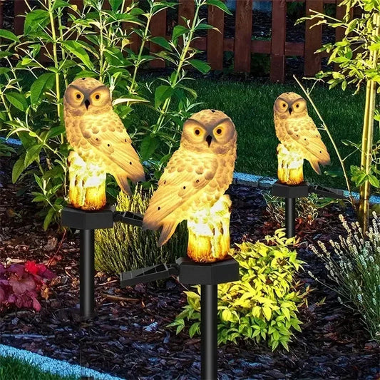 Solar Owl Garden Light – Waterproof LED Outdoor Decor