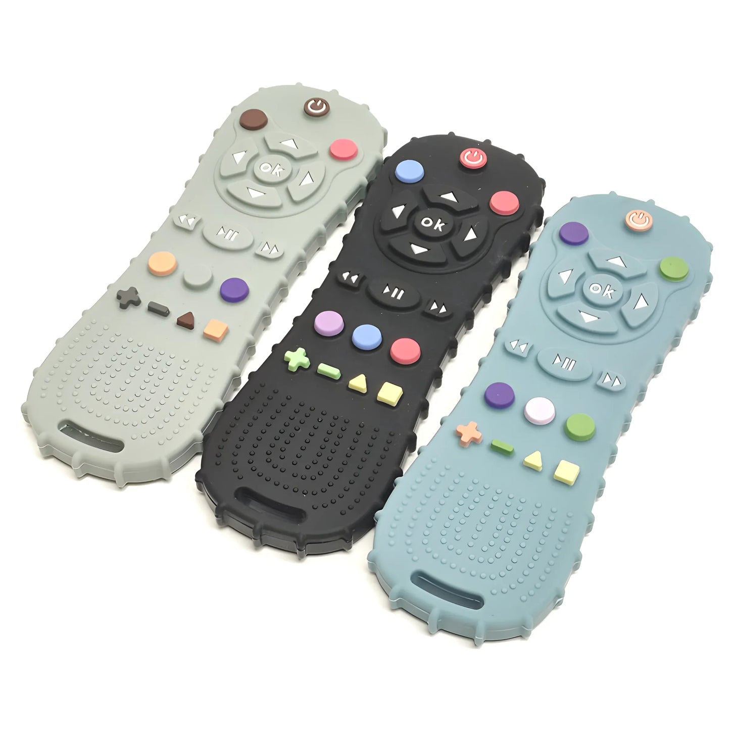 RemoteBuddy™ Silicone Teether & Protective Mitt Set