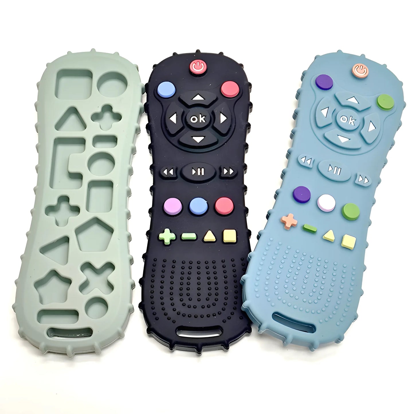 RemoteBuddy™ Silicone Teether & Protective Mitt Set