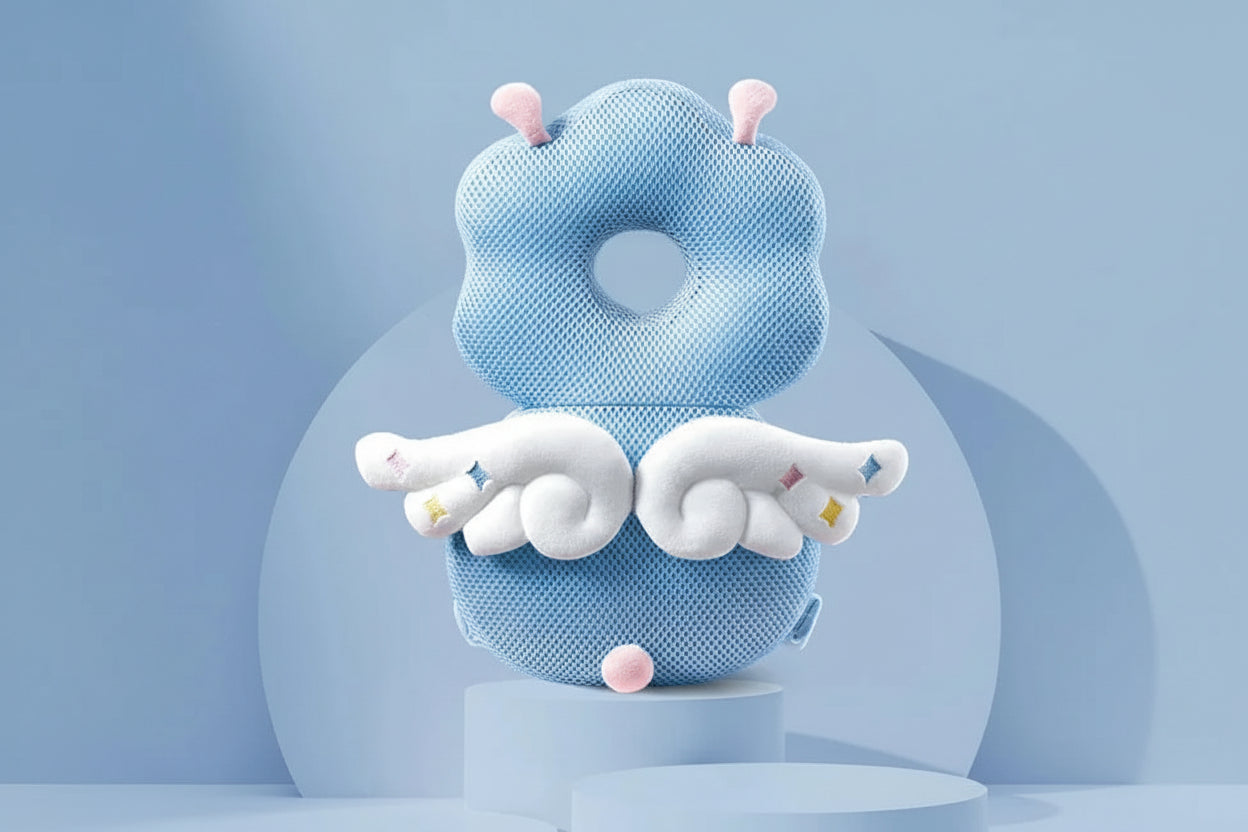 Adorable Cartoon Astronaut Baby Head Protector Pillow - Ultimate Safety Cushion for Newborns and Toddlers